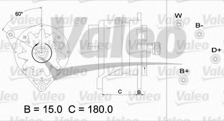 Valeo 436566 - Ģenerators autospares.lv