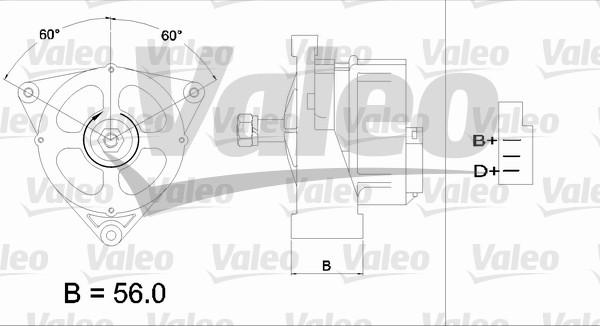 Valeo 436561 - Ģenerators autospares.lv