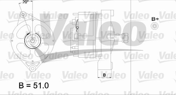 Valeo 436567 - Ģenerators autospares.lv