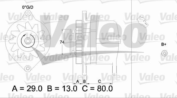 Valeo 436506 - Ģenerators autospares.lv