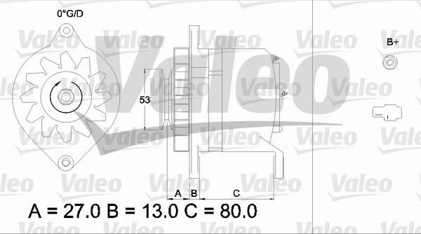 Valeo 436507 - Ģenerators autospares.lv