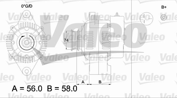 Valeo 436519 - Ģenerators www.autospares.lv