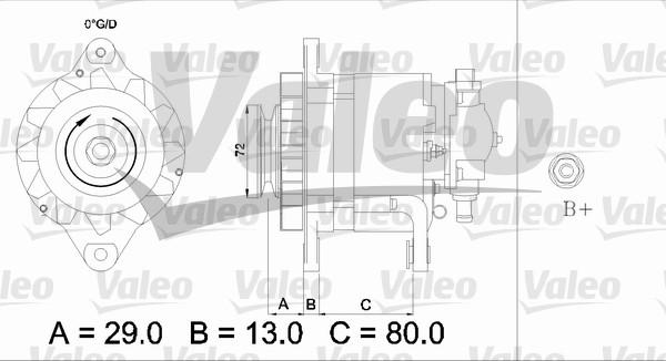 Valeo 436510 - Ģenerators autospares.lv