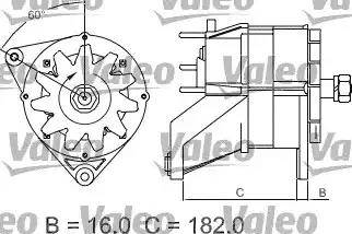 Valeo 436588 - Ģenerators www.autospares.lv