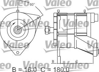 Valeo 436582 - Генератор www.autospares.lv