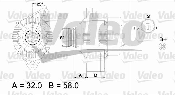 Valeo 436536 - Alternator www.autospares.lv