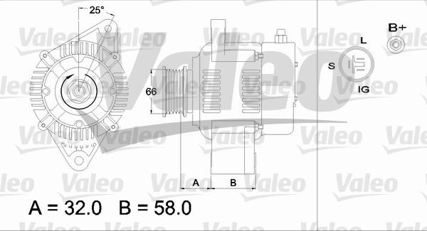 Valeo 436537 - Ģenerators www.autospares.lv