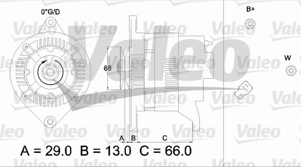 Valeo 436524 - Alternator www.autospares.lv