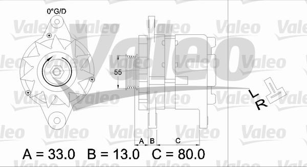 Valeo 436523 - Генератор www.autospares.lv