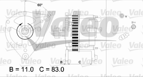 Valeo 436694 - Alternator www.autospares.lv