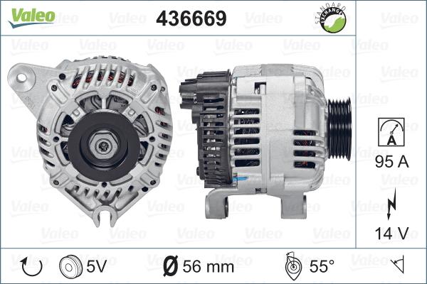 Valeo 436669 - Ģenerators autospares.lv