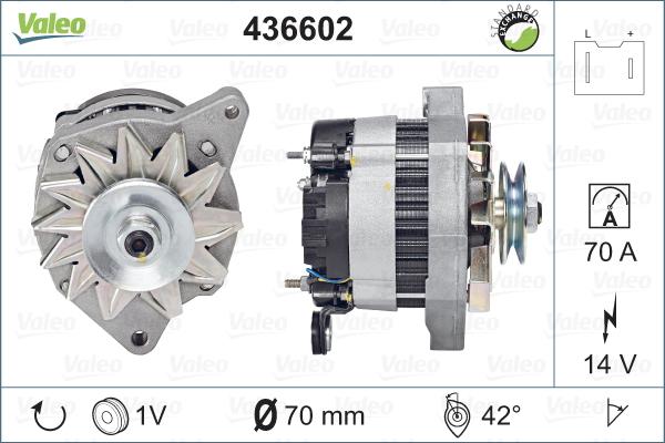 Valeo 436602 - Alternator www.autospares.lv