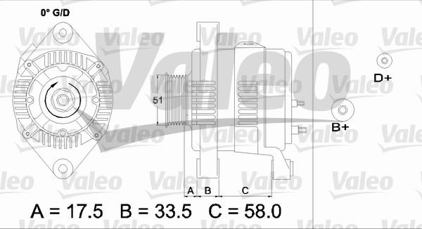 Valeo 436683 - Ģenerators www.autospares.lv