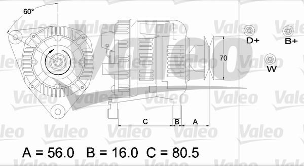 Valeo 436682 - Ģenerators autospares.lv