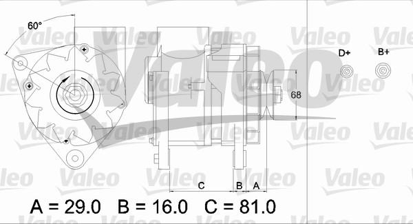 Valeo 436630 - Ģenerators autospares.lv