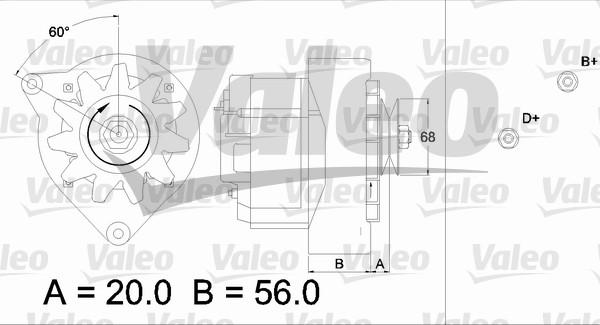 Valeo 436629 - Ģenerators www.autospares.lv