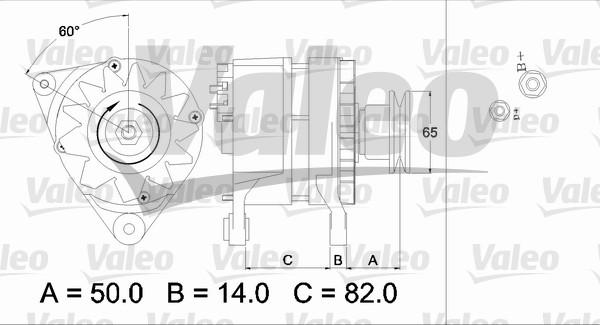 Valeo 436620 - Ģenerators www.autospares.lv