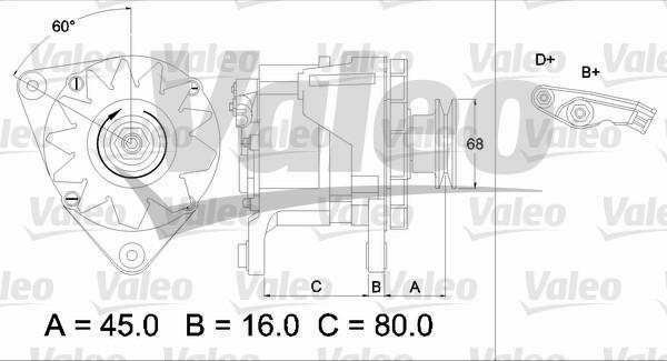 Valeo 436623 - Ģenerators autospares.lv