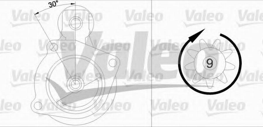 Valeo 436 099 - Starter www.autospares.lv