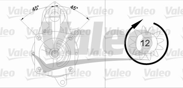 Valeo 436095 - Стартер www.autospares.lv