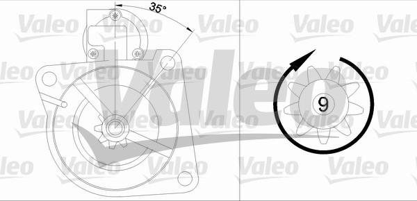 Valeo 436044 - Starter www.autospares.lv