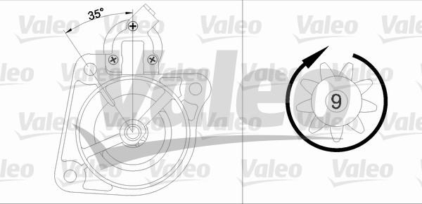 Valeo 436045 - Starteris www.autospares.lv