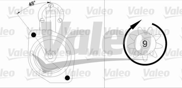 Valeo 436046 - Starter www.autospares.lv