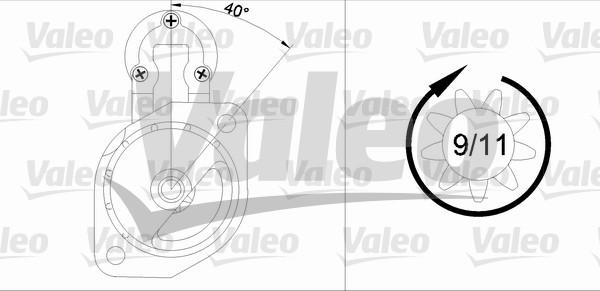 Valeo 436041 - Стартер www.autospares.lv