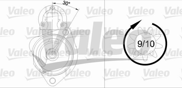 Valeo 436048 - Starteris autospares.lv