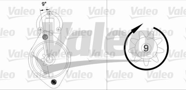 Valeo 436042 - Starteris autospares.lv