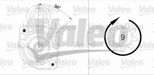 Valeo 436047 - Стартер www.autospares.lv