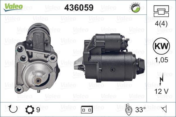 Valeo 436059 - Starter www.autospares.lv