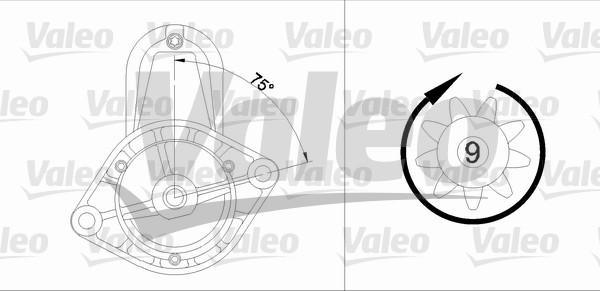 Valeo 436053 - Starter www.autospares.lv