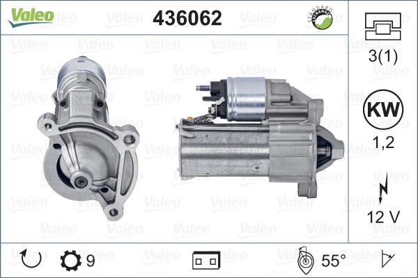 Valeo 436062 - Starter www.autospares.lv