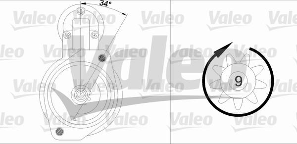 Valeo 436005 - Starteris www.autospares.lv