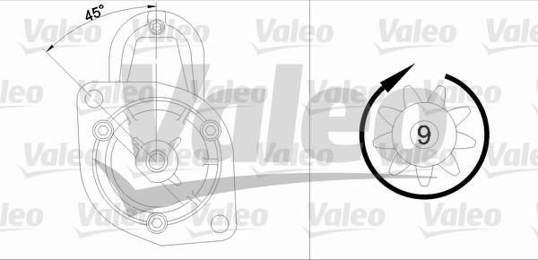 Valeo 436001 - Starteris www.autospares.lv