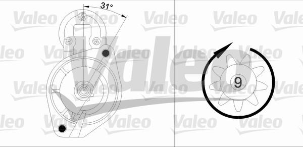 Valeo 436003 - Starteris www.autospares.lv