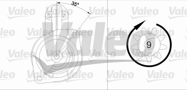 Valeo 436010 - Starteris www.autospares.lv