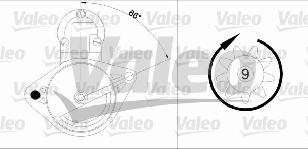 Valeo 436013 - Стартер www.autospares.lv