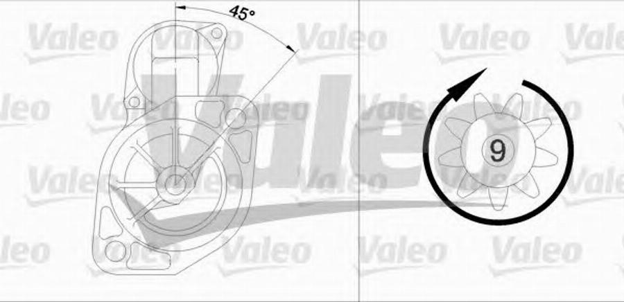 Valeo 436012 - Starter www.autospares.lv