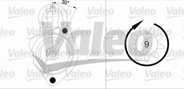 Valeo 436030 - Starter www.autospares.lv