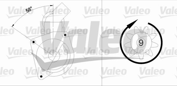 Valeo 436031 - Starteris autospares.lv