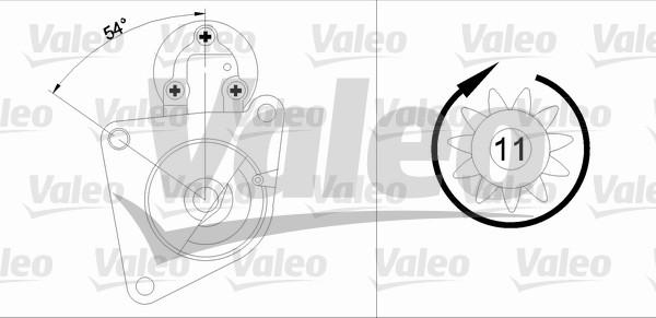 Valeo 436032 - Starteris autospares.lv