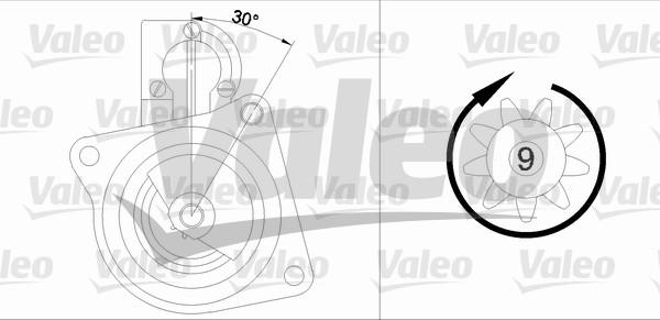 Valeo 436037 - Starteris autospares.lv