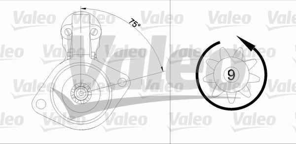 Valeo 436024 - Starteris autospares.lv