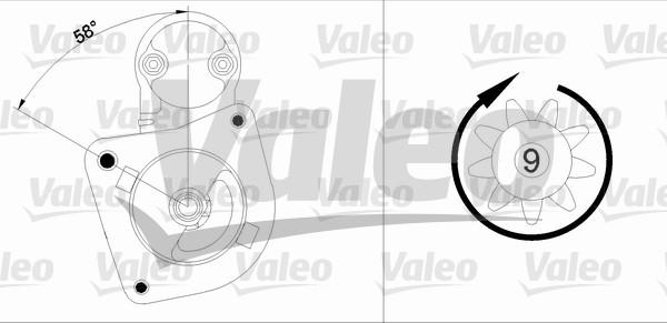 Valeo 436026 - Starteris autospares.lv