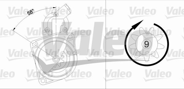 Valeo 436028 - Starteris www.autospares.lv