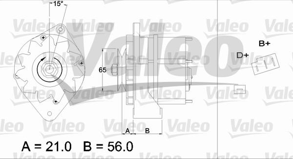 Valeo 436194 - Ģenerators autospares.lv