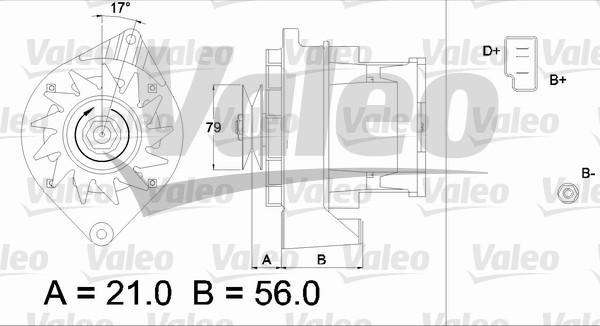 Valeo 436197 - Ģenerators autospares.lv