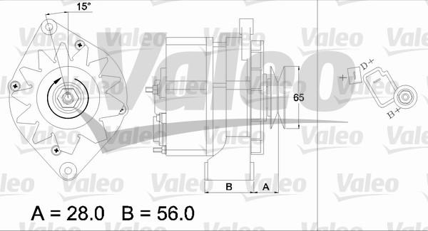 Valeo 436148 - Ģenerators autospares.lv